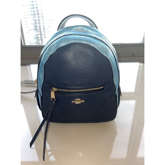 Coach Andi Midnight/Multi Mini Metallic
Blue Backpack - Picture 1 of 13